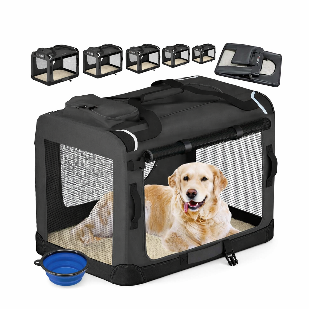 Hundeboxen Anthrazit